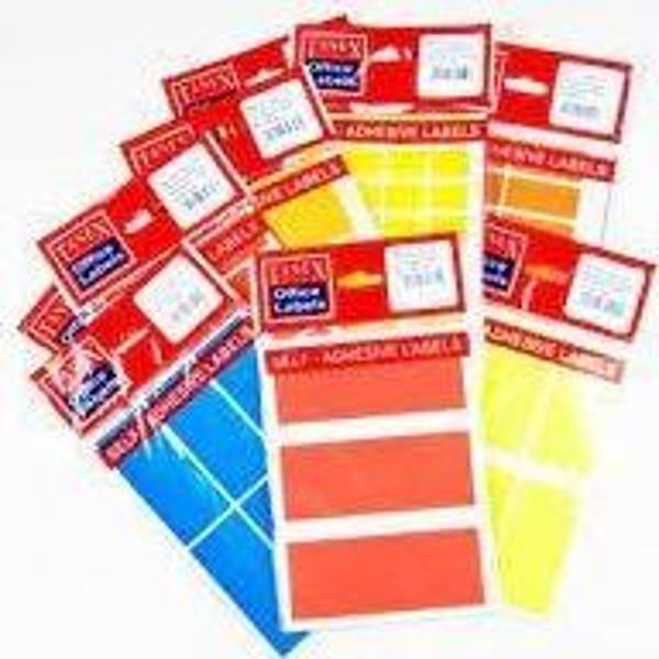 Tanex Etiket Ofc-122 40X100 Kırmızı 10 lu 2 paket - Image 1