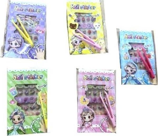 Tırnak Sticker seti Karışık - 5 adet - Image 1
