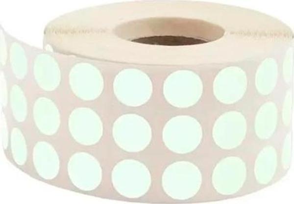 Tanex Nokta Etiket 10Mm 1cm 5000Li Beyaz - 2 adet - Image 1