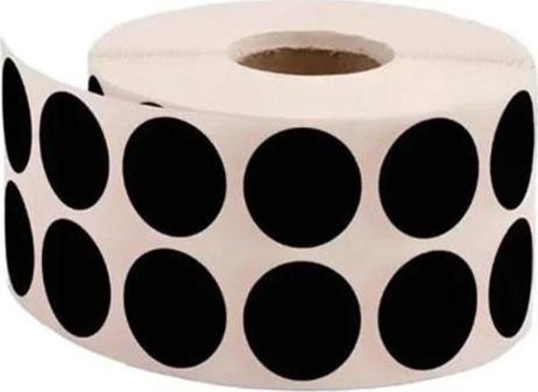 Tanex Nokta Etiket 20Mm 2500Li Siyah - Image 1