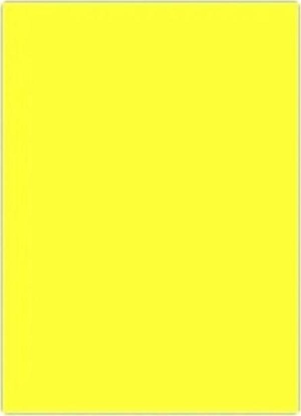 Fosforlu Fon Kartonu 50X70 Sarı Rulo Şeklinde - 6 adet - Image 1