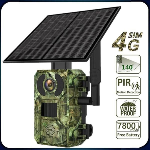 Urfakent 4G Sim Kartlı Solar Güneş Enerjili Fotokapan Kamera(Hafıza Kartı Dahildir) - Image 1