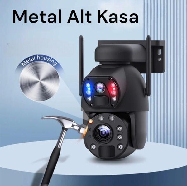 Urfakent 4G Çift Kameralı 36X Optik Zoom Solar Kamera(Hafıza Kartı Dahildir) - Image 1
