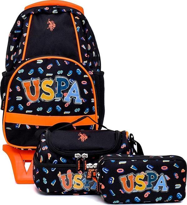 U.S. Polo. Assn. Erkek Çocuk Tekerlekli Okul Çanta Seti PLSETTRL241656766 - Image 1
