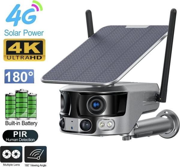 Urfakent Ubox Çift Kameralı 4G Solar Kamera Küçük Kasa Yüksek Kalite(Hafıza Kartı Dahildir) - Image 1
