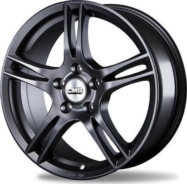 CMS-352-10 7.0x16" -5x100 ET41 57.1 Complete Matt Black Jant (4 Adet) - Image 1