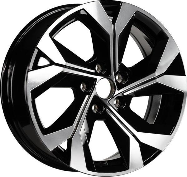 EMR-S1017-02 7.5x17" -4x108 ET35 67,1 Silver Gloss Jant (4 Adet) - Image 1