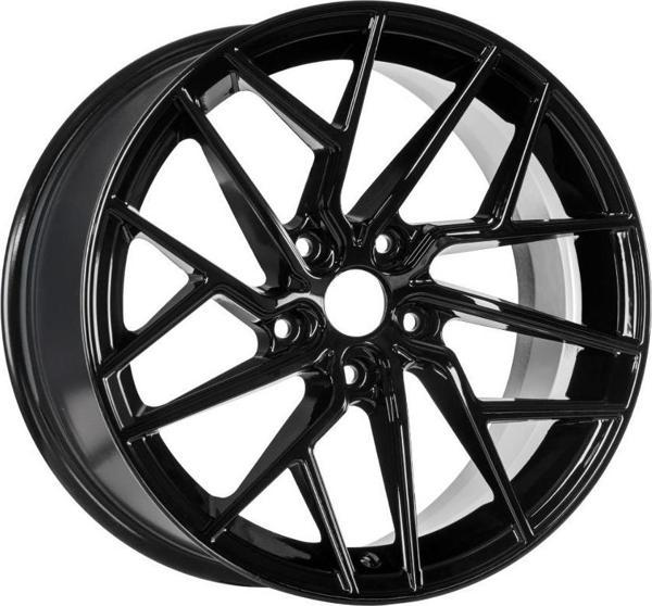 9.5*19-5*120 ET42 72.6 Deep Black Gloss - Image 1