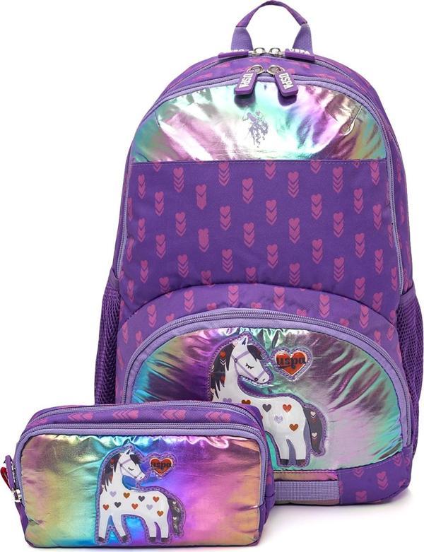 U.S. Polo. Assn. Kız Çocuk Okul Çanta Seti PLSET2421820 - Image 1