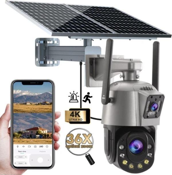 Urfakent 4G Modemli Kamera 2Si Bir Arada Üretim 36X Optik Zoom Solar Kamera(Hafıza Kartı Dahildir) - Image 1