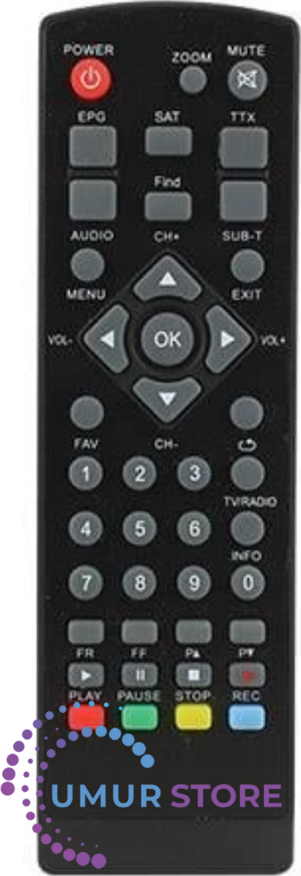 Mersat Charisma HD Uydu Alıcı Kumandası - Image 1
