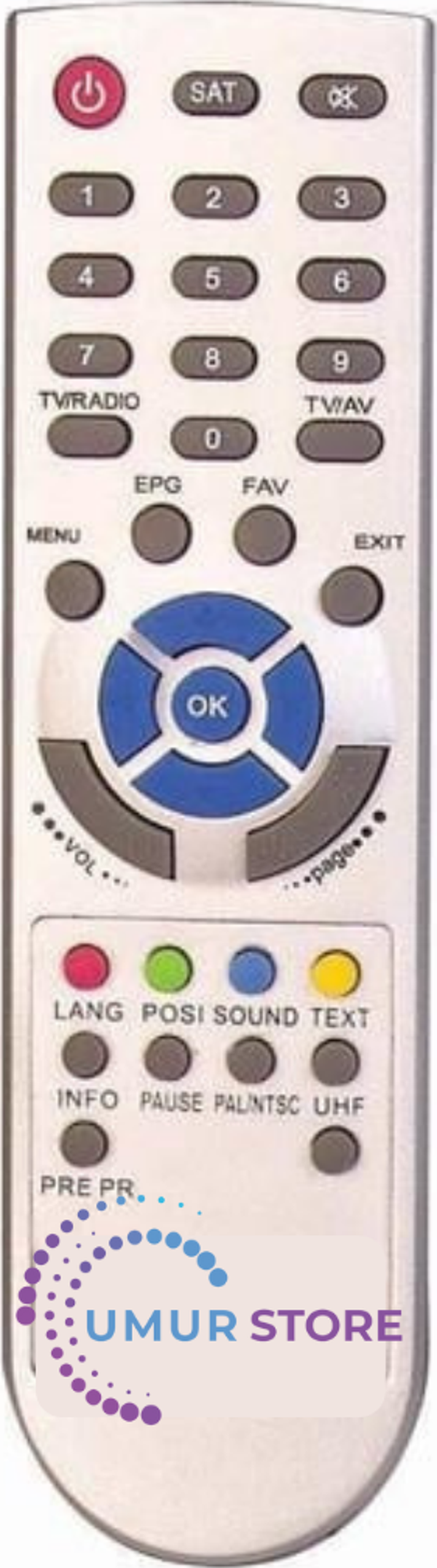 Techstar 5000-7000 Uydu Alıcı Kumandası - Image 1