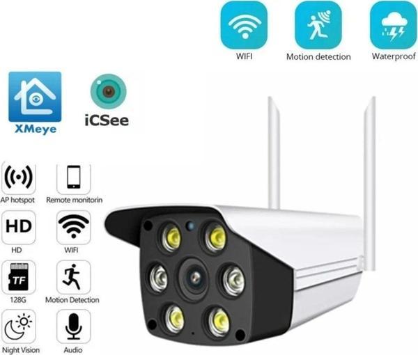Urfakent Icsee Xmeye Yazılımlı 1080P Wifi Akıllı Kamera Led Aydınlatmalı Hafıza Kartı Dahildir Hediyelidir - Image 1