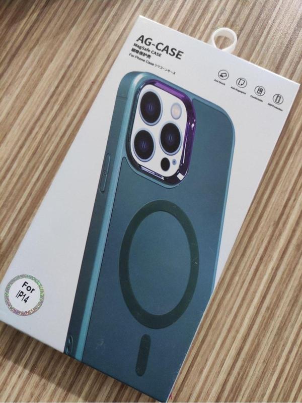 Urfakent Iphone14 Mag Safe Kılıf Mat Arka Yüzey Wireless Şarj Özellikli Flet+Toz Bandı Hediyeli - Image 1