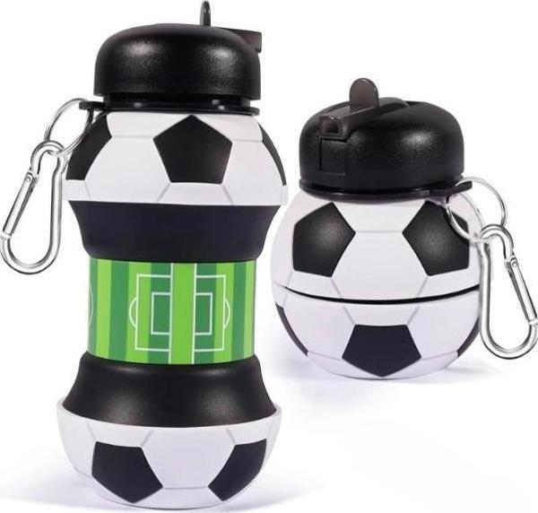 Futbol Topu Tasarımlı Akordiyon Su Şişesi - Image 1