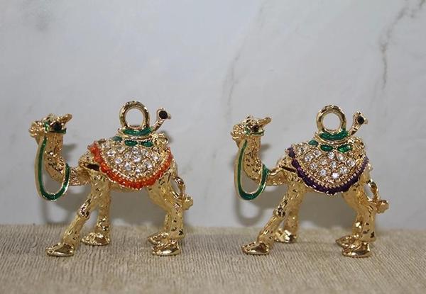 Swarovski Taşlı Minik Figür - Deve - Image 1