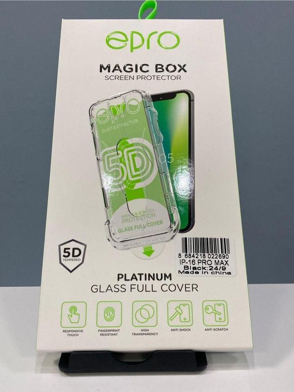 Epro Magic Box  Kırılmaz Cam 5D İphone 16 Pro Max - Image 1
