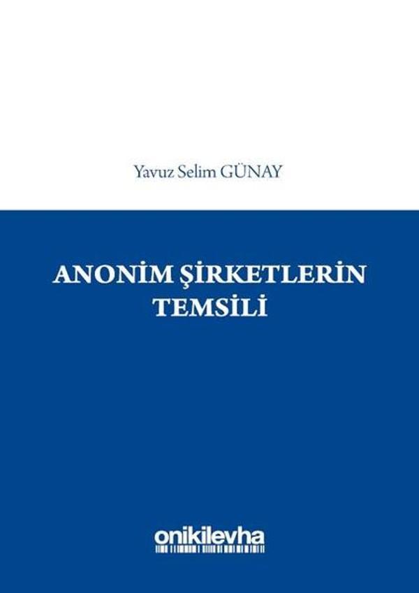 Anonim Şirketlerin Temsili - On İki Levha Yayıncılık - Image 1