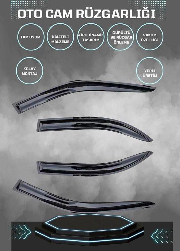 Hyundai I20 2016 Cam Rüzgarlığı 4lü Takım - Image 1