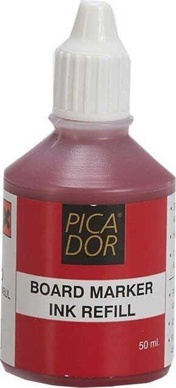 Picador Tahta Kalemi Mürekkebi 50 ml Kırmızı - Image 1