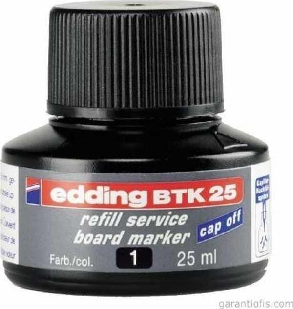 Edding BTK 25 Siyah Tahta Kalemi Yedek Mürekkebi - Image 1