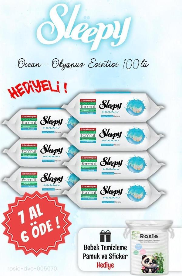 7 AL 6 ÖDE Sleepy Ocean - Okyanus Islak Havlusu  ve ROSIE - Image 1