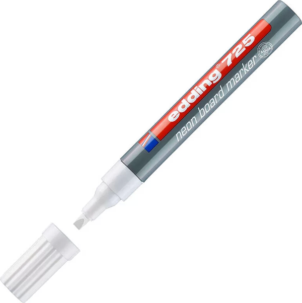 Edding Beyaz Tahta Kalemi Neon Beyaz - Image 1