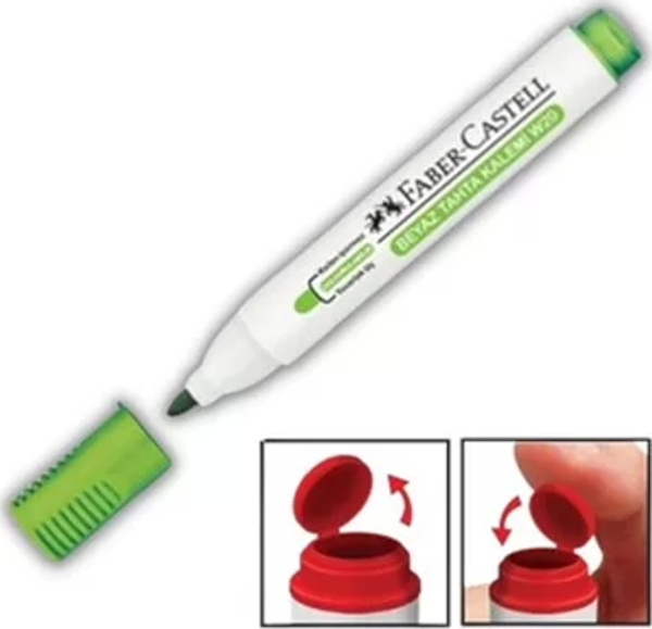 FABER-CASTELL GRİP BEYAZ TAHTA KALEMİ YUVARLAK UÇ YEŞİL (501583) - Image 1