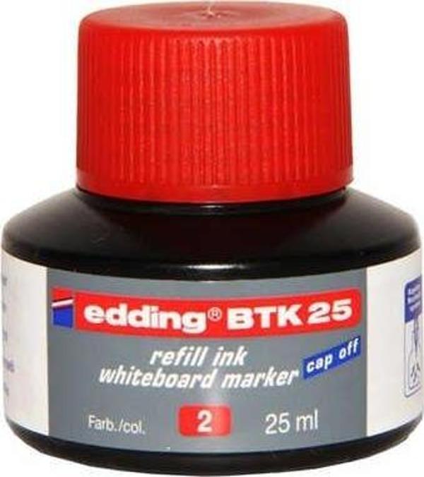 Edding BTK 25 Tahta Kalem Mürekkebi 25 ml Kırmızı - Image 1