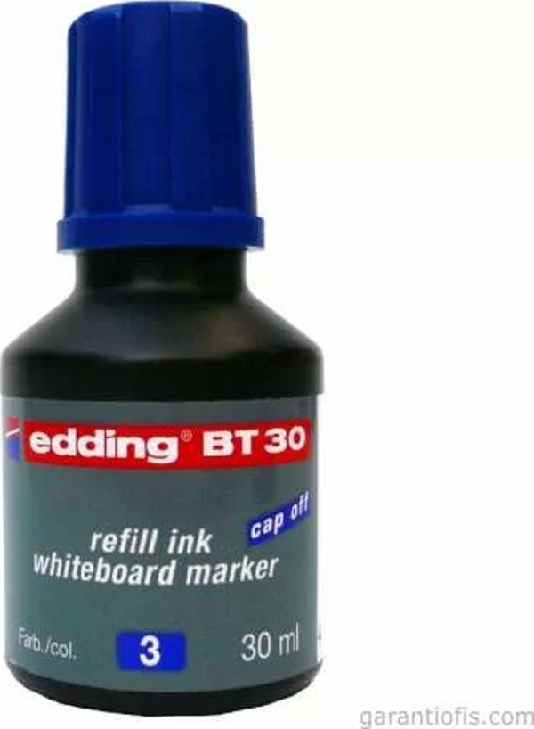 Edding BT 30 Mavi Tahta Kalemi Yedek Mürekkebi - Image 1