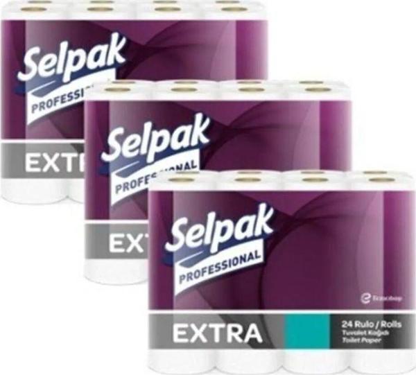 Selpak Professional Extra Tuvalet Kağıdı 24'3 (72'Lİ) - Image 1