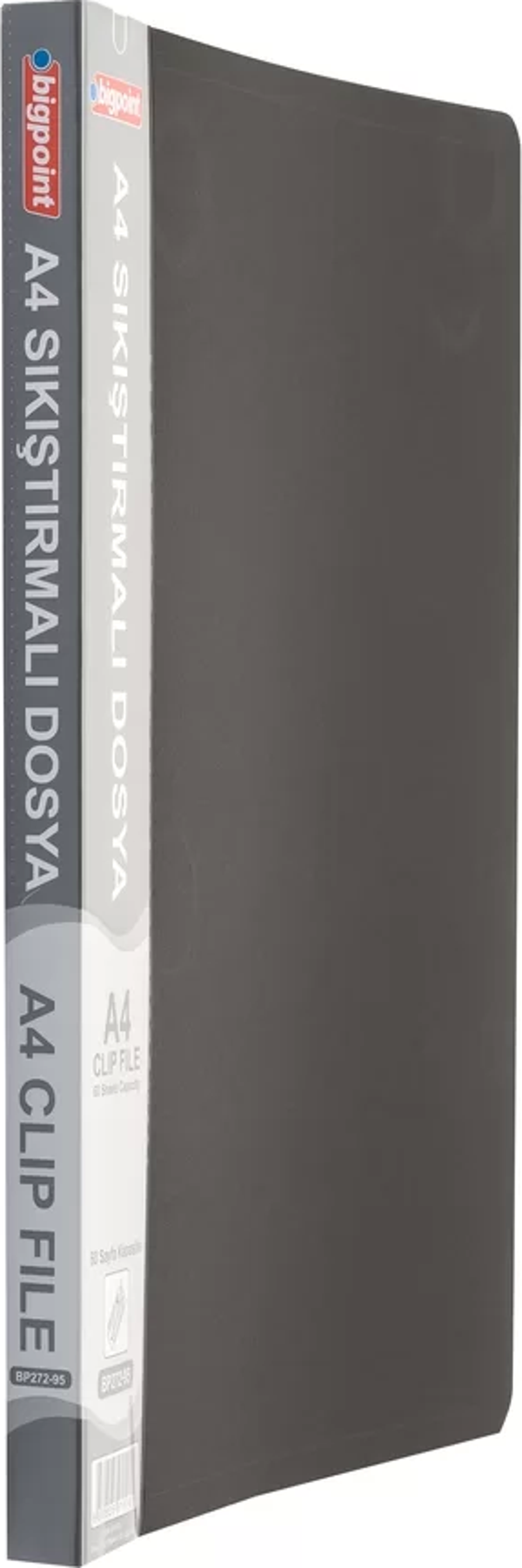 Bigpoint Sıkıştırmalı Dosya A4 Mat Siyah - Image 1