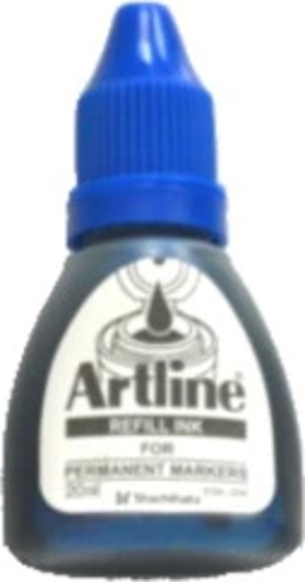 ARTLİNE ESK-50 TAHTA KALEM MÜREKKEBİ MAVİ 20ml - Image 1