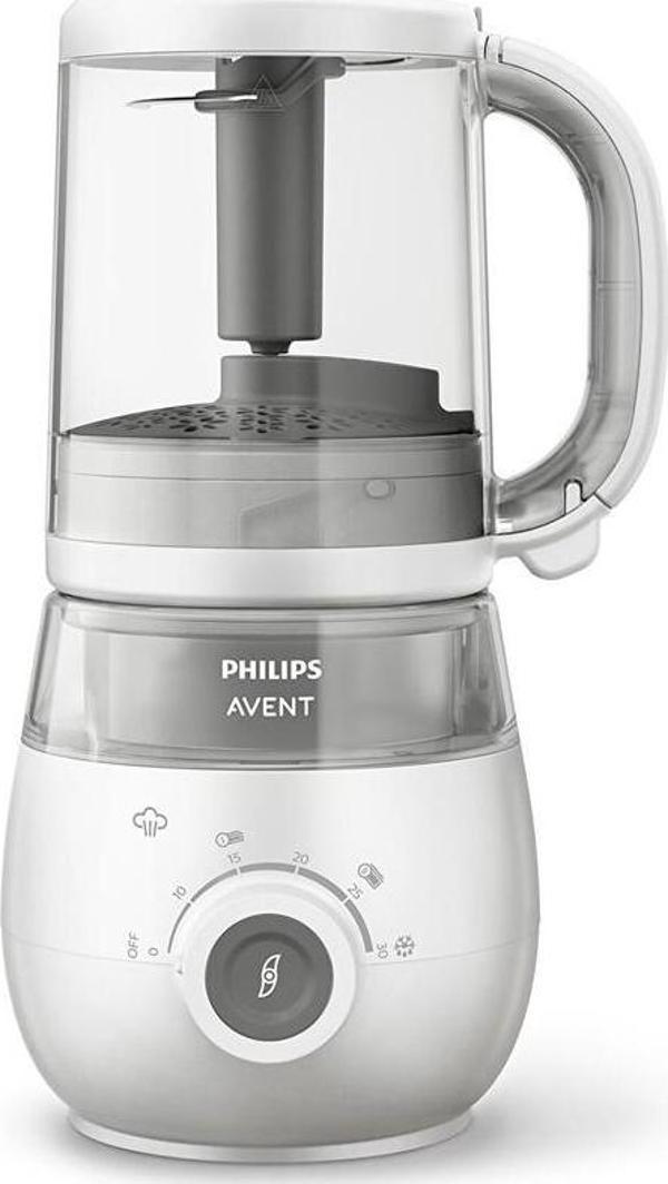 Philips Avent 4'ü 1 Arada Buharlı Pişirici, SCF883/ 01 - Image 1