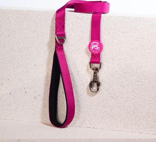 Pawstar Fuşya Köpek Gezdirme Kayışı 120 cm x 2 cm - Image 1
