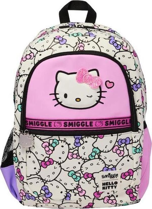 Smiggle - Hello Kitty Klasik Okul Sırt Çantası - Image 1