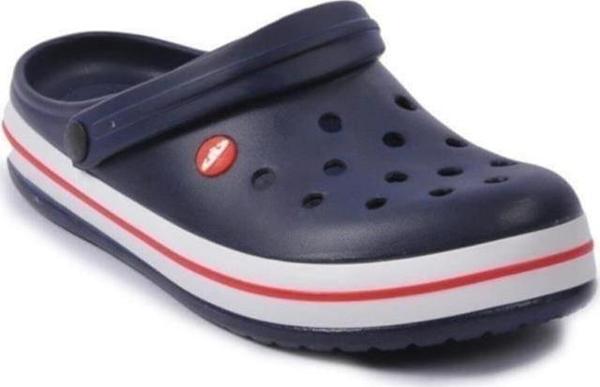 Akınal E195-25.M.024 Medical Sabo Erkek Terlik Lacivert Beyaz Kırmızı - Image 1