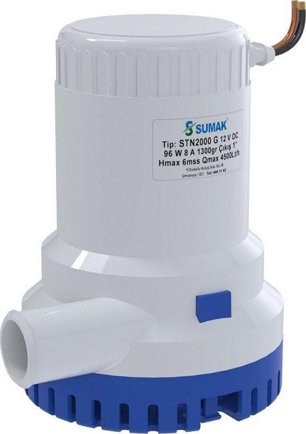 Sumak STN2000 G Sintine Dalgıç Pompası 96W - Image 1