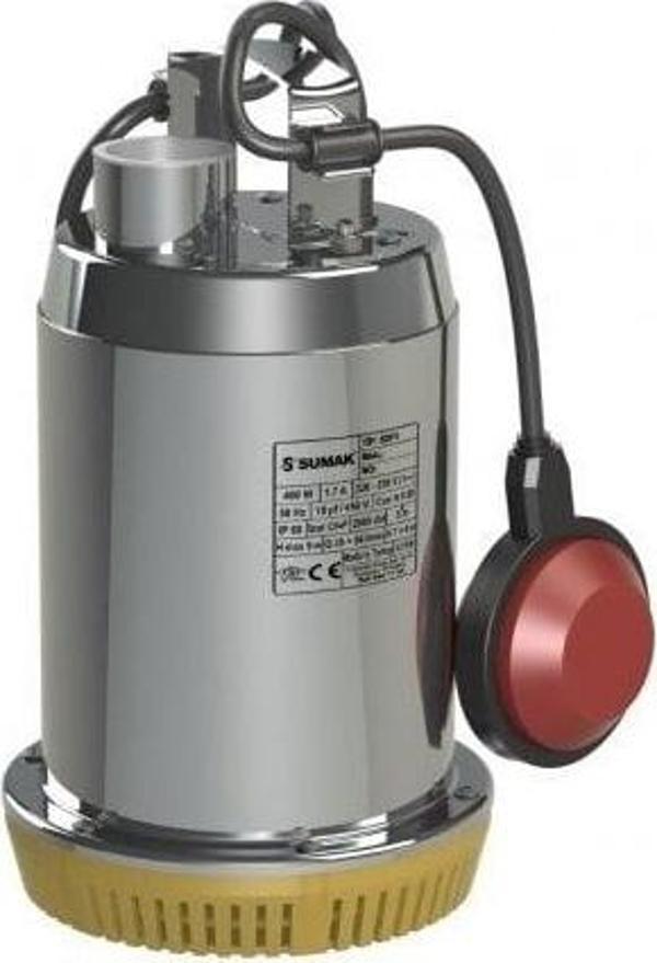 Sumak SDF6A Dalgıç Pompa 0.5Hp 1.1/4'' - Temiz Su Paslanmaz - Image 1