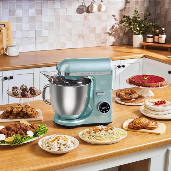 Karaca Mastermaid Chef Ultra D2000W Dijital Ekranlı Hamur Yoğurma Makinesi Tiffany 7L - Image 1