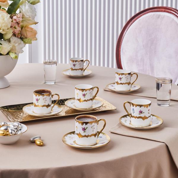 Karaca Bihter 6 Kişilik Kahve Fincanı 90 Ml - Image 1