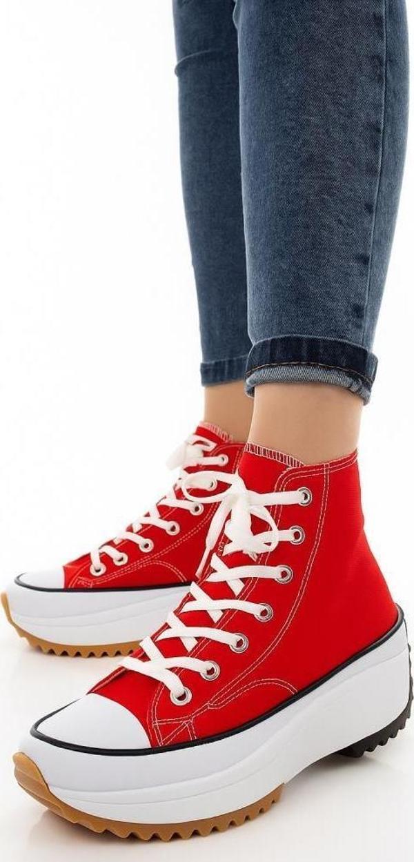 Kadın Genç Kız Çocuk Run Star Canvas Sneaker Spor Ayakkabı - Image 1