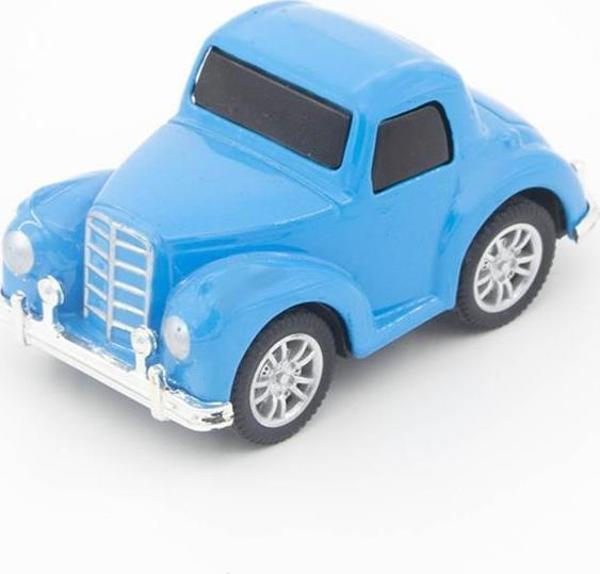 Nostaljik Metal Çek Bırak Araba Mini Mavi Otomobil - Image 1