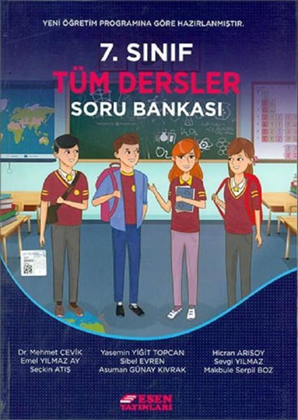 7.Sınıf Tüm Dersler Soru Bankası - Esen Yayıncılık - Eğitim - Image 1