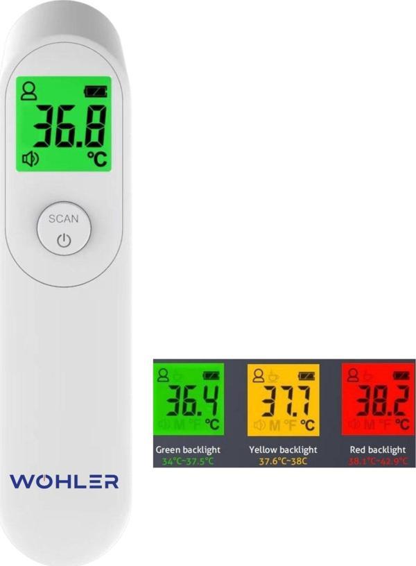 Wohler Temassız Dijital Ateş Ölçer Alından Vücut Ve Nesne Fda Onaylı - Image 1