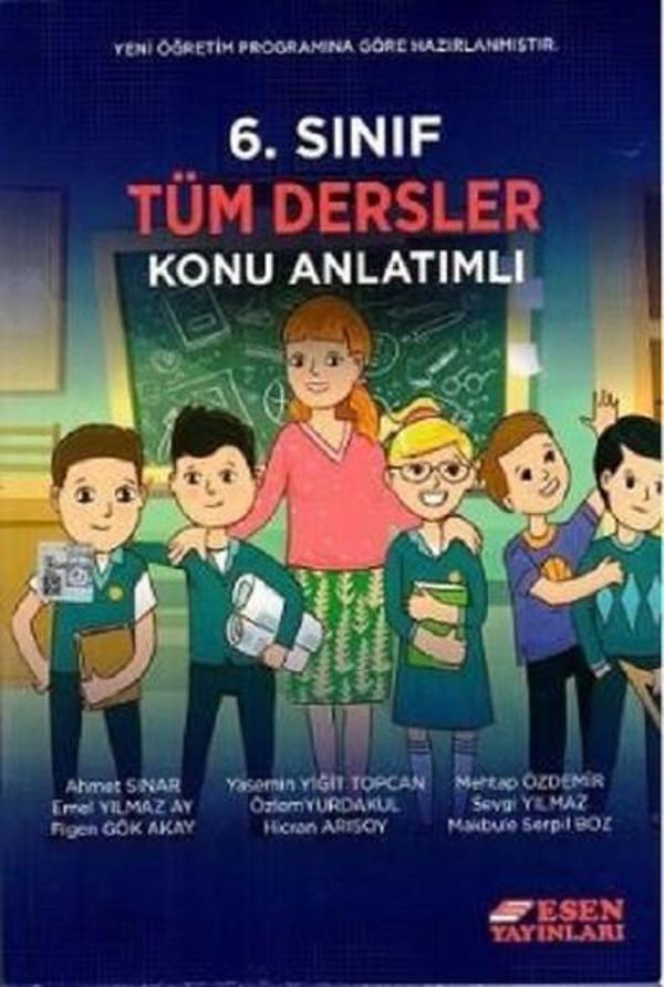 6.Sınıf Tüm Dersler Konu Anlatımlı - Esen Yayıncılık - Eğitim - Image 1