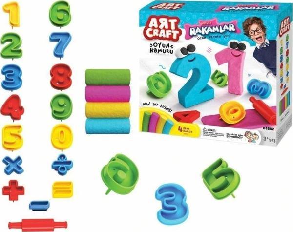 03552 3D RAKAMLAR HAMUR SET 200GR - Image 1