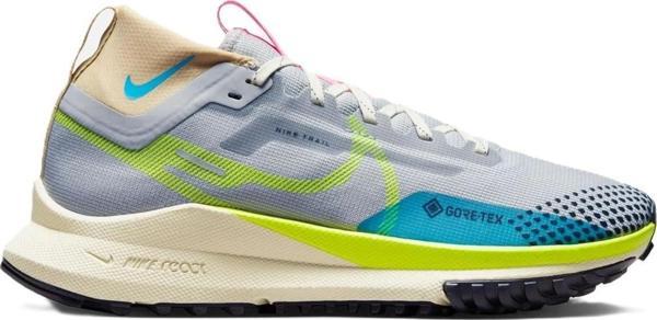 Nike React Pegasus Trail 4 GoreTex Su Geçirmez Reflektörlü Yürüyüş Koşu Ayakkabısı Gri - Image 1