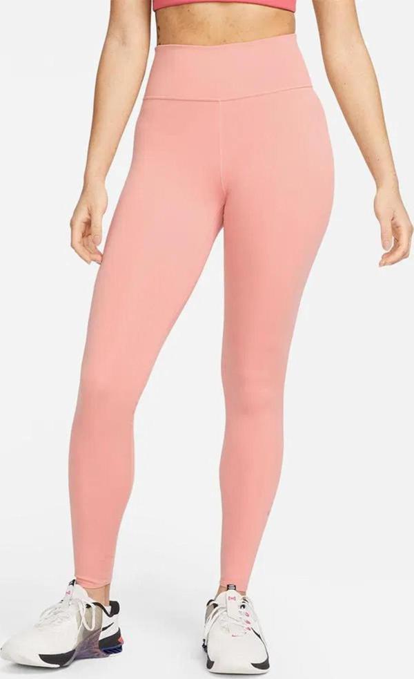 Nike One Luxe Leggings Tigh Fit Lazer Kesim Soft Yumuşak Toparlayıcı Tayt Pembe - Image 1