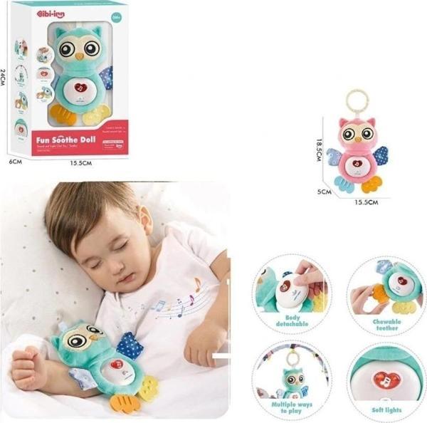 Nessiworld BIB6008 -Vardem Işıklı Ve Sesli Bebek Baykuşu - Image 1